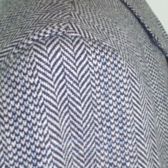 Bellamin Malibu black herringbone tweed cashmere 42 Vintage - Picture 4 of 9